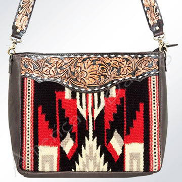 American Darling Crossbody Saddle Blanket Genuine Leather Western Women Bag Handbag Purse | Travel Bags College Casual